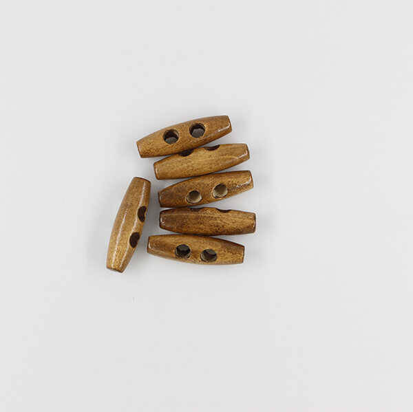 Ahşap Çoban Düğme(6 Ad.)-30mm-No:2 - 1