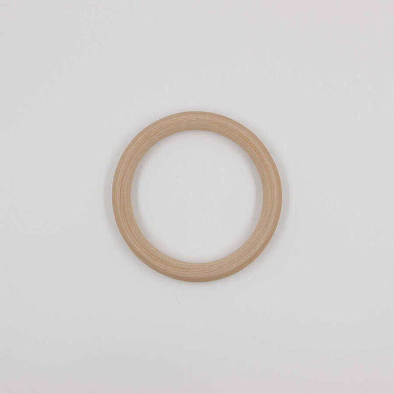 Ahşap Halka-9 cm. - 1