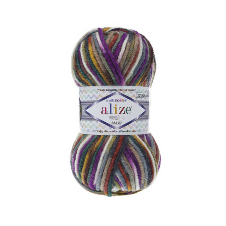 ALİZE SUPERLANA MAXI MULTICOLOR 52147 - 1