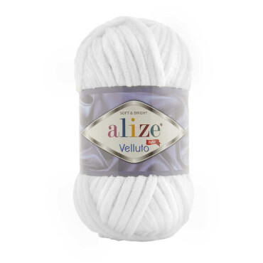 Alize Velluto 0055 Beyaz 