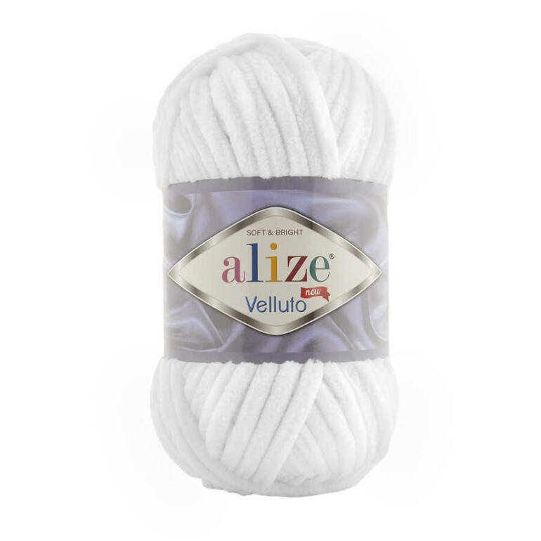 Alize Velluto 0055 Beyaz - 1