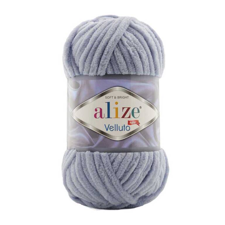Alize Velluto 0087 Orta Gri - 1