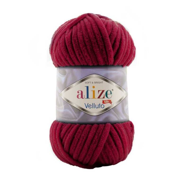 Alize Velluto 0107 Vişne - 1