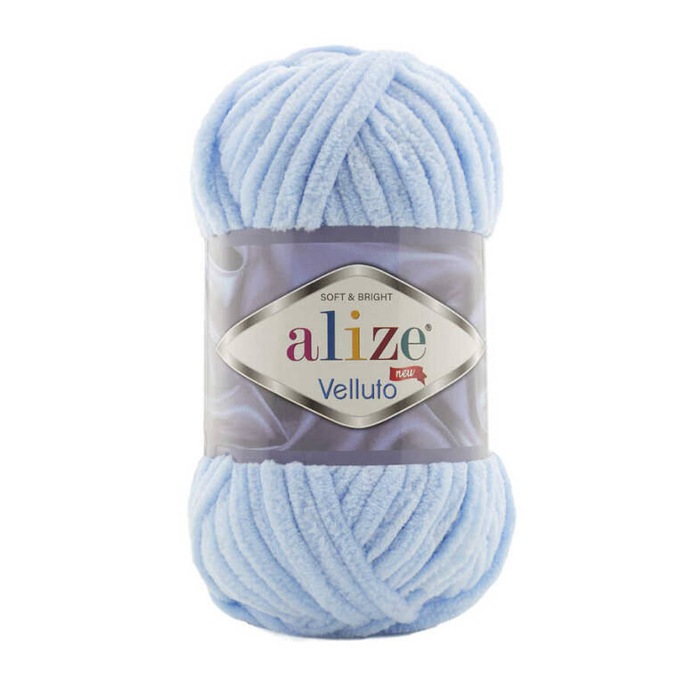Alize Velluto 0218 Bebe Mavi - 1