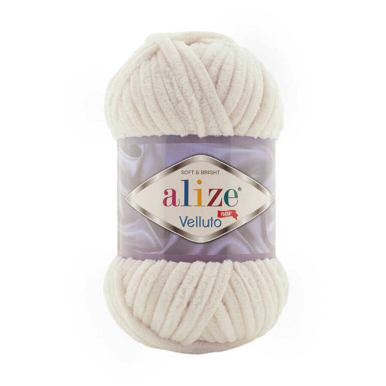Alize Velluto 0599 Fildişi - 1