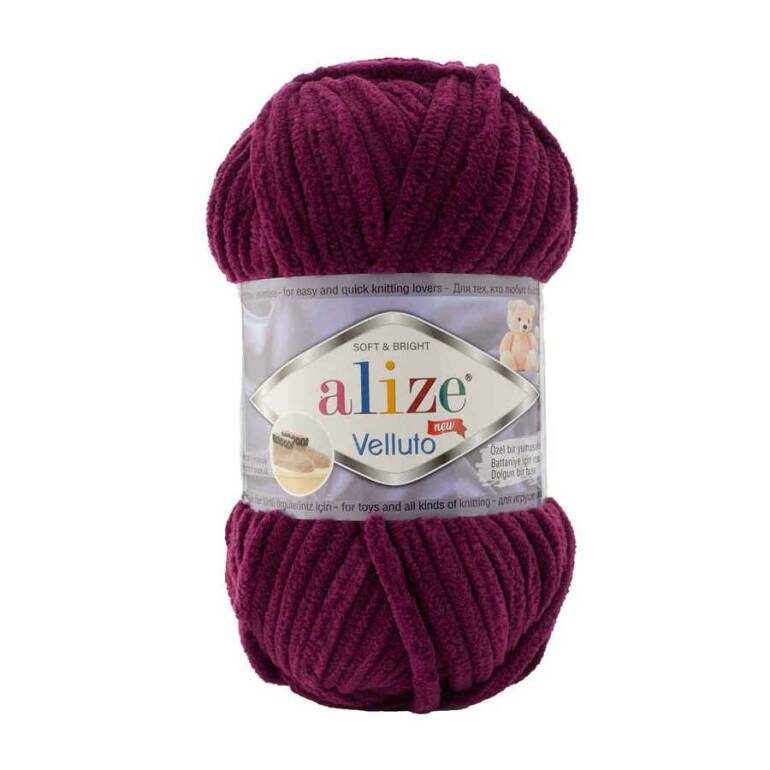 Alize Velluto 111 Mürdüm - 1