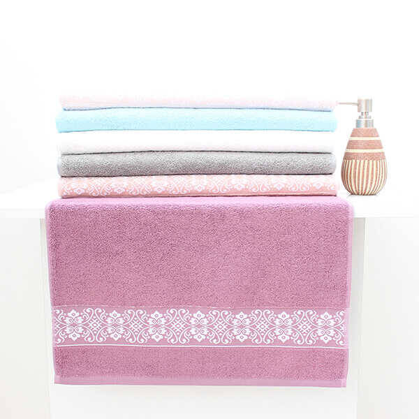 FİESTA SOFT BAMBU JAKARLI HAVLU/6 AD 50X90/2241-3 - 1