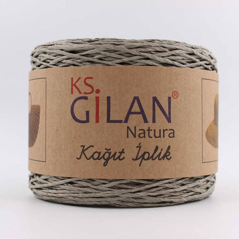 Gilan Kağıt İp (250 gr.) No:10-Gri Melanj - 1