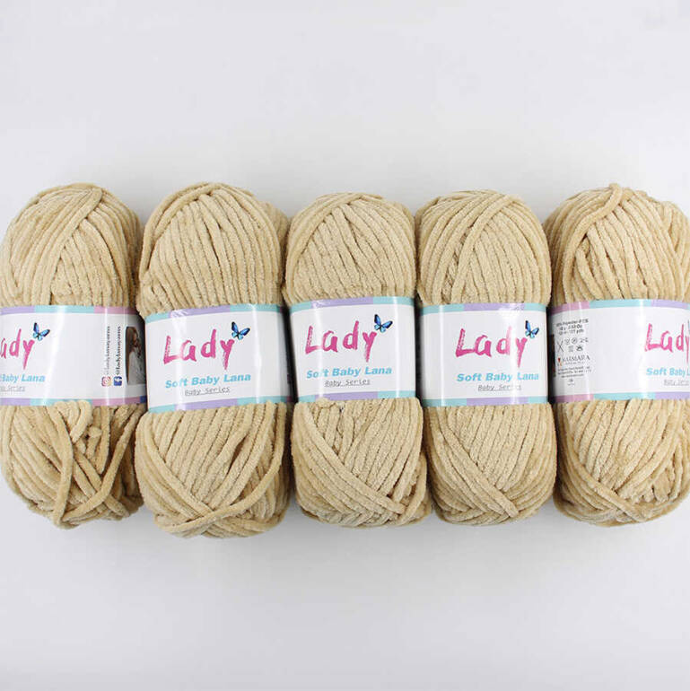 Lady Soft Baby Lana(5 Adet-Kadife) 908 - 1