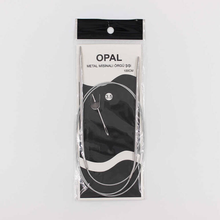 Opal Metal Misinalı Örgü Şiş(100cm)No:3,5 - 1