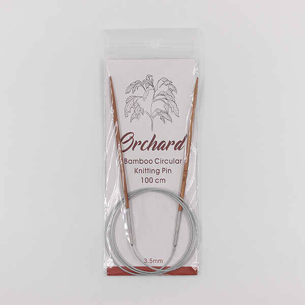 Orchard Bambu Metal Misinalı Örgü Şişi 100cm. No:3,5mm - 1