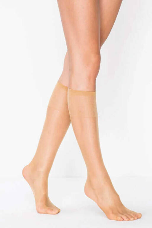 Penti Fit 15 Burunsuz Parlak-İnce Pantolon Çorabı Ten - 1