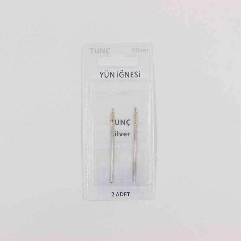 Tunç Silver Yün İğnesi/2 Adet/T-07 - 1